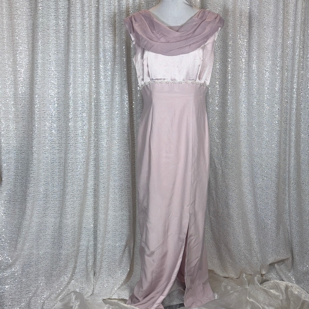 Elegant Lavender Evening Gown